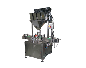 Automatic plastic can filling machine