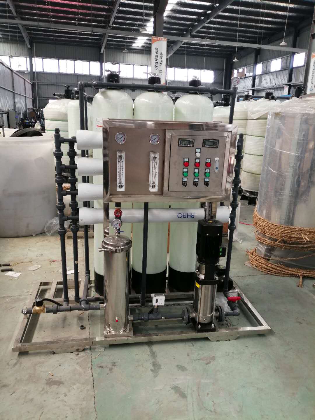 1000l/h RO water treatment plant for water purification reverse osmosis system